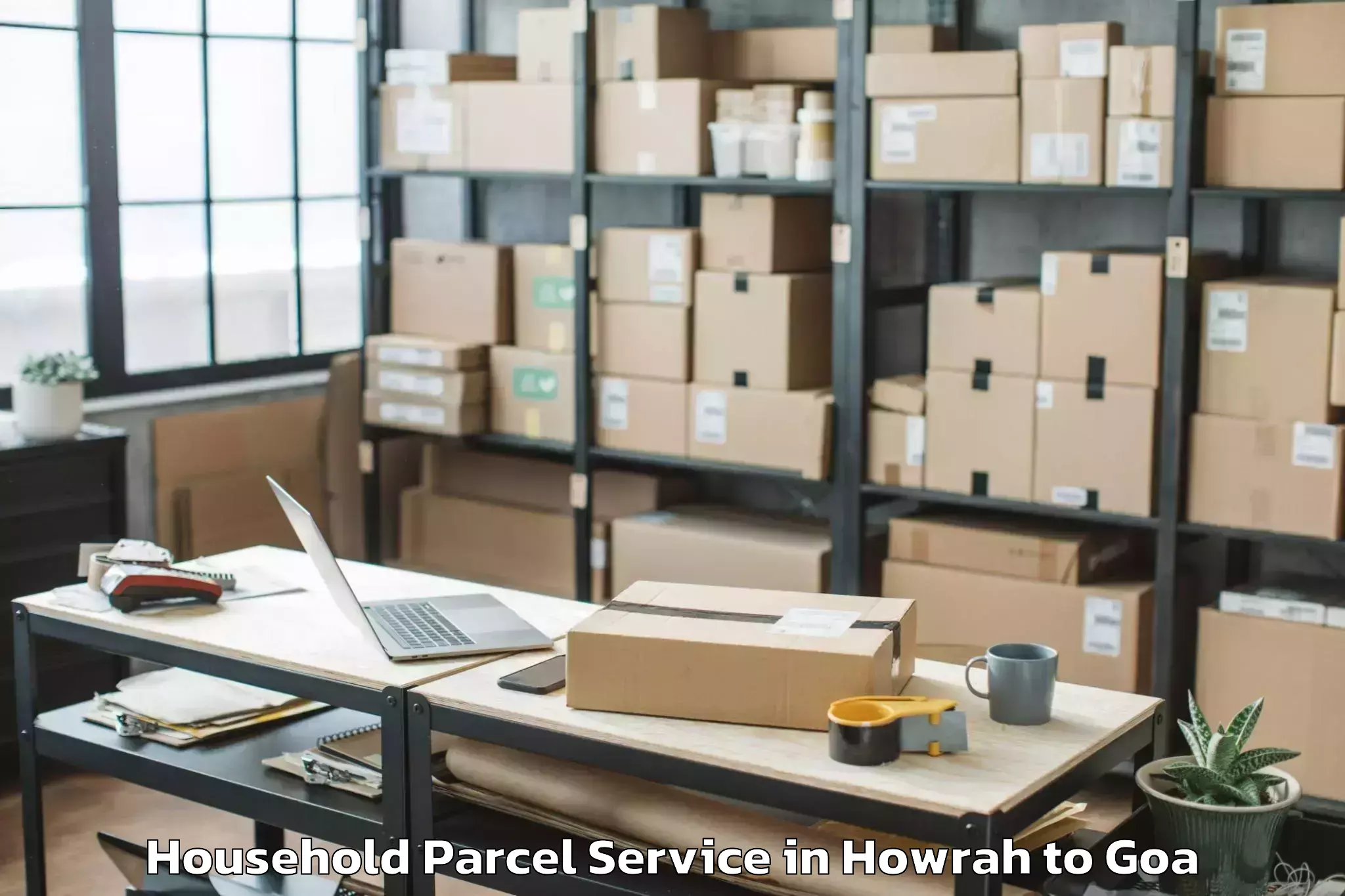 Expert Howrah to Bandora Household Parcel